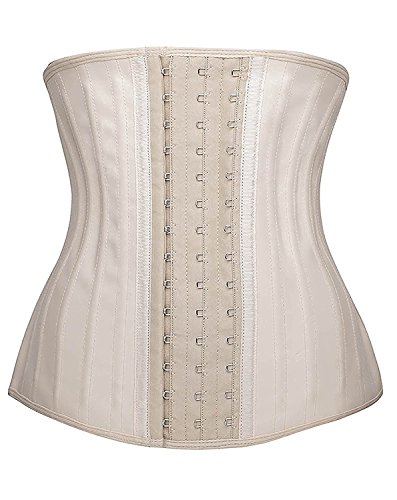 YIANNA Waist Trainer Femme Corset Ventre Chemin Latex Corsage Sous-poitrine Corsets Sport...