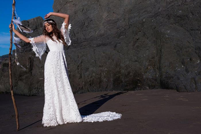 Robe de mariée boho