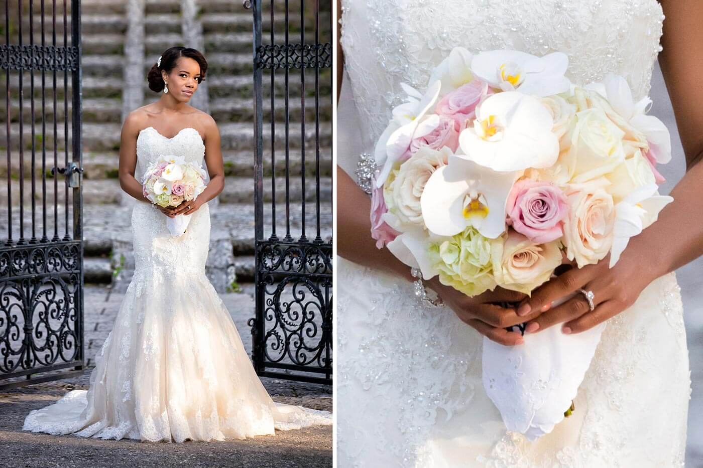 mariée bouquet de mariage shooting