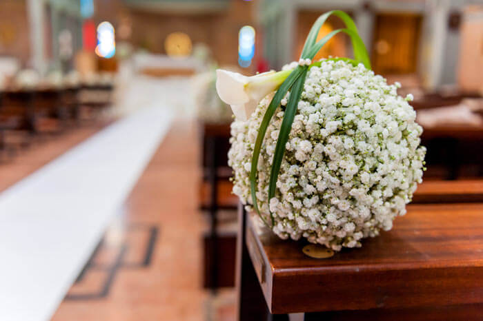 décoration de mariage pour l'église